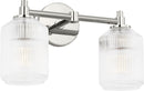 Two Light Bath<br /><span style="color:#4AB0CE;">Entrega: 4-10 dias en USA</span><br /><span style="color:#4AB0CE;font-size:60%;">PREGUNTE POR ENTREGA EN PANAMA</span><br />Collection: Barstow<br />Finish: Polished Nickel | Polished Nickel