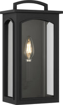 One Light Wall Lantern<br /><span style="color:#4AB0CE;">Entrega: 4-10 dias en USA</span><br /><span style="color:#4AB0CE;font-size:60%;">PREGUNTE POR ENTREGA EN PANAMA</span><br />Collection: Modesto<br />Finish: Textured Black | Textured Black