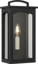 One Light Wall Lantern<br /><span style="color:#4AB0CE;">Entrega: 4-10 dias en USA</span><br /><span style="color:#4AB0CE;font-size:60%;">PREGUNTE POR ENTREGA EN PANAMA</span><br />Collection: Modesto<br />Finish: Textured Black | Textured Black