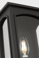 One Light Wall Lantern<br /><span style="color:#4AB0CE;">Entrega: 4-10 dias en USA</span><br /><span style="color:#4AB0CE;font-size:60%;">PREGUNTE POR ENTREGA EN PANAMA</span><br />Collection: Modesto<br />Finish: Textured Black | Textured Black