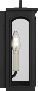 One Light Wall Lantern<br /><span style="color:#4AB0CE;">Entrega: 4-10 dias en USA</span><br /><span style="color:#4AB0CE;font-size:60%;">PREGUNTE POR ENTREGA EN PANAMA</span><br />Collection: Modesto<br />Finish: Textured Black | Textured Black