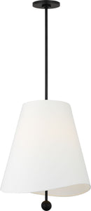 Three Light Hanging Shade<br /><span style="color:#4AB0CE;">Entrega: 4-10 dias en USA</span><br /><span style="color:#4AB0CE;font-size:60%;">PREGUNTE POR ENTREGA EN PANAMA</span><br />Collection: Beauvoir<br />Finish: Midnight Black | Midnight Black