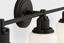 Three Light Bath<br /><span style="color:#4AB0CE;">Entrega: 4-10 dias en USA</span><br /><span style="color:#4AB0CE;font-size:60%;">PREGUNTE POR ENTREGA EN PANAMA</span><br />Collection: Ashford<br />Finish: Aged Iron | Aged Iron