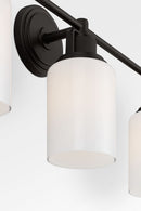 Three Light Bath<br /><span style="color:#4AB0CE;">Entrega: 4-10 dias en USA</span><br /><span style="color:#4AB0CE;font-size:60%;">PREGUNTE POR ENTREGA EN PANAMA</span><br />Collection: Ashford<br />Finish: Aged Iron | Aged Iron