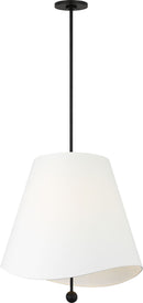 Four Light Hanging Shade<br /><span style="color:#4AB0CE;">Entrega: 4-10 dias en USA</span><br /><span style="color:#4AB0CE;font-size:60%;">PREGUNTE POR ENTREGA EN PANAMA</span><br />Collection: Beauvoir<br />Finish: Midnight Black | Midnight Black