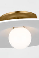 LED Flush Mount<br /><span style="color:#4AB0CE;">Entrega: 4-10 dias en USA</span><br /><span style="color:#4AB0CE;font-size:60%;">PREGUNTE POR ENTREGA EN PANAMA</span><br />Collection: Endicott<br />Finish: Burnished Brass | Burnished Brass