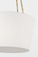 Three Light Hanging Shade<br /><span style="color:#4AB0CE;">Entrega: 4-10 dias en USA</span><br /><span style="color:#4AB0CE;font-size:60%;">PREGUNTE POR ENTREGA EN PANAMA</span><br />Collection: Herve<br />Finish: Gild | Gild