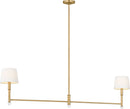 Two Light Linear Chandelier<br /><span style="color:#4AB0CE;">Entrega: 4-10 dias en USA</span><br /><span style="color:#4AB0CE;font-size:60%;">PREGUNTE POR ENTREGA EN PANAMA</span><br />Collection: Greard<br />Finish: Gild | Gild