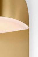 LED Wall Sconce<br /><span style="color:#4AB0CE;">Entrega: 19-20 semanas en USA</span><br /><span style="color:#4AB0CE;font-size:60%;">PREGUNTE POR ENTREGA EN PANAMA</span><br />Collection: Axel<br />Finish: Burnished Brass | Burnished Brass