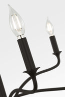 Six Light Chandelier<br /><span style="color:#4AB0CE;">Entrega: 4-10 dias en USA</span><br /><span style="color:#4AB0CE;font-size:60%;">PREGUNTE POR ENTREGA EN PANAMA</span><br />Collection: Chatsworth<br />Finish: Aged Iroged Iron