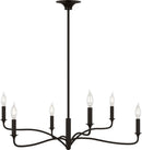 Six Light Chandelier<br /><span style="color:#4AB0CE;">Entrega: 4-10 dias en USA</span><br /><span style="color:#4AB0CE;font-size:60%;">PREGUNTE POR ENTREGA EN PANAMA</span><br />Collection: Chatsworth<br />Finish: Aged Iron | Aged Iron