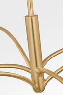 Six Light Chandelier<br /><span style="color:#4AB0CE;">Entrega: 4-10 dias en USA</span><br /><span style="color:#4AB0CE;font-size:60%;">PREGUNTE POR ENTREGA EN PANAMA</span><br />Collection: Chatsworth<br />Finish: Gild/Gild