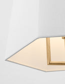 Four Light Hanging Shade<br /><span style="color:#4AB0CE;">Entrega: 2-3 semanas en USA</span><br /><span style="color:#4AB0CE;font-size:60%;">PREGUNTE POR ENTREGA EN PANAMA</span><br />Collection: Lille<br />Finish: Gild | Gild