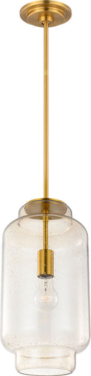 One Light Pendant<br /><span style="color:#4AB0CE;">Entrega: 4-10 dias en USA</span><br /><span style="color:#4AB0CE;font-size:60%;">PREGUNTE POR ENTREGA EN PANAMA</span><br />Collection: Nodier<br />Finish: Burnished Brass | Burnished Brass