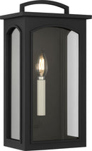 One Light Wall Lantern<br /><span style="color:#4AB0CE;">Entrega: 4-10 dias en USA</span><br /><span style="color:#4AB0CE;font-size:60%;">PREGUNTE POR ENTREGA EN PANAMA</span><br />Collection: Modesto<br />Finish: Textured Black | Textured Black