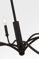Eight Light Chandelier<br /><span style="color:#4AB0CE;">Entrega: 4-10 dias en USA</span><br /><span style="color:#4AB0CE;font-size:60%;">PREGUNTE POR ENTREGA EN PANAMA</span><br />Collection: Chatsworth<br />Finish: Aged Iron | Aged Iron