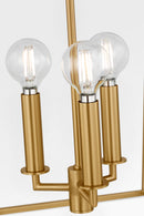 Three Light Lantern<br /><span style="color:#4AB0CE;">Entrega: 4-10 dias en USA</span><br /><span style="color:#4AB0CE;font-size:60%;">PREGUNTE POR ENTREGA EN PANAMA</span><br />Collection: Carlyle<br />Finish: Burnished Brass | Burnished Brass