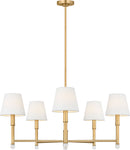 Five Light Chandelier<br /><span style="color:#4AB0CE;">Entrega: 4-10 dias en USA</span><br /><span style="color:#4AB0CE;font-size:60%;">PREGUNTE POR ENTREGA EN PANAMA</span><br />Collection: Greard<br />Finish: Gild | Gild