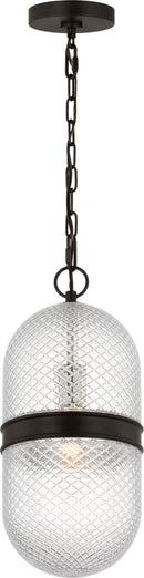 One Light Pendant<br /><span style="color:#4AB0CE;">Entrega: 4-10 dias en USA</span><br /><span style="color:#4AB0CE;font-size:60%;">PREGUNTE POR ENTREGA EN PANAMA</span><br />Collection: Lucinda<br />Finish: Aged Iron | Aged Iron