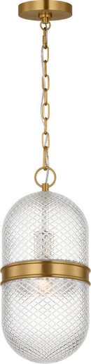 One Light Pendant<br /><span style="color:#4AB0CE;">Entrega: 2-3 semanas en USA</span><br /><span style="color:#4AB0CE;font-size:60%;">PREGUNTE POR ENTREGA EN PANAMA</span><br />Collection: Lucinda<br />Finish: Burnished Brass | Burnished Brass