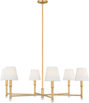 Six Light Chandelier<br /><span style="color:#4AB0CE;">Entrega: 8-9 semanas en USA</span><br /><span style="color:#4AB0CE;font-size:60%;">PREGUNTE POR ENTREGA EN PANAMA</span><br />Collection: Greard<br />Finish: Gild/Gild