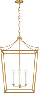 Four Light Lantern<br /><span style="color:#4AB0CE;">Entrega: 4-10 dias en USA</span><br /><span style="color:#4AB0CE;font-size:60%;">PREGUNTE POR ENTREGA EN PANAMA</span><br />Collection: Carlyle<br />Finish: Burnished Brass | Burnished Brass