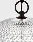 Three Light Pendant<br /><span style="color:#4AB0CE;">Entrega: 12-13 semanas en USA</span><br /><span style="color:#4AB0CE;font-size:60%;">PREGUNTE POR ENTREGA EN PANAMA</span><br />Collection: Lucinda<br />Finish: Aged Iron | Aged Iron