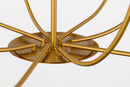 Eight Light Chandelier<br /><span style="color:#4AB0CE;">Entrega: 4-10 dias en USA</span><br /><span style="color:#4AB0CE;font-size:60%;">PREGUNTE POR ENTREGA EN PANAMA</span><br />Collection: Lois<br />Finish: Burnished Brass | Burnished Brass