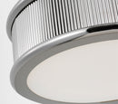 Five Light Flush Mount<br /><span style="color:#4AB0CE;">Entrega: 4-10 dias en USA</span><br /><span style="color:#4AB0CE;font-size:60%;">PREGUNTE POR ENTREGA EN PANAMA</span><br />Collection: Ritz<br />Finish: Polished Nickel/Polished Nickel
