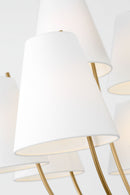 12 Light Chandelier<br /><span style="color:#4AB0CE;">Entrega: 4-5 semanas en USA</span><br /><span style="color:#4AB0CE;font-size:60%;">PREGUNTE POR ENTREGA EN PANAMA</span><br />Collection: Marina<br />Finish: Burnished Brass/Burnished Brass