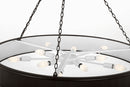 Ten Light Chandelier<br /><span style="color:#4AB0CE;">Entrega: 4-10 dias en USA</span><br /><span style="color:#4AB0CE;font-size:60%;">PREGUNTE POR ENTREGA EN PANAMA</span><br />Collection: Ritz<br />Finish: Aged Iron | Aged Iron