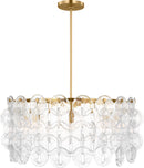 Eight Light Chandelier<br /><span style="color:#4AB0CE;">Entrega: 4-10 dias en USA</span><br /><span style="color:#4AB0CE;font-size:60%;">PREGUNTE POR ENTREGA EN PANAMA</span><br />Collection: Candace<br />Finish: Burnished Brass | Burnished Brass