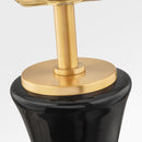 One Light Table Lamp<br /><span style="color:#4AB0CE;">Entrega: 4-10 dias en USA</span><br /><span style="color:#4AB0CE;font-size:60%;">PREGUNTE POR ENTREGA EN PANAMA</span><br />Collection: Amber<br />Finish: Black Ceramic | Black Ceramic