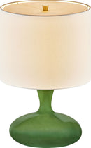 One Light Table Lamp<br /><span style="color:#4AB0CE;">Entrega: 13-14 semanas en USA</span><br /><span style="color:#4AB0CE;font-size:60%;">PREGUNTE POR ENTREGA EN PANAMA</span><br />Collection: Amber<br />Finish: Green | Green