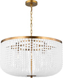 Eight Light Chandelier<br /><span style="color:#4AB0CE;">Entrega: 4-10 dias en USA</span><br /><span style="color:#4AB0CE;font-size:60%;">PREGUNTE POR ENTREGA EN PANAMA</span><br />Collection: Bellecour<br />Finish: Vintage Gild | Vintage Gild