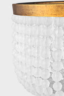 Four Light Flush Mount<br /><span style="color:#4AB0CE;">Entrega: 4-10 dias en USA</span><br /><span style="color:#4AB0CE;font-size:60%;">PREGUNTE POR ENTREGA EN PANAMA</span><br />Collection: Bellecour<br />Finish: Vintage Gild | Vintage Gild