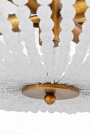 Four Light Flush Mount<br /><span style="color:#4AB0CE;">Entrega: 4-10 dias en USA</span><br /><span style="color:#4AB0CE;font-size:60%;">PREGUNTE POR ENTREGA EN PANAMA</span><br />Collection: Bellecour<br />Finish: Vintage Gild | Vintage Gild