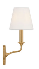One Light Wall Sconce<br /><span style="color:#4AB0CE;">Entrega: 4-10 dias en USA</span><br /><span style="color:#4AB0CE;font-size:60%;">PREGUNTE POR ENTREGA EN PANAMA</span><br />Collection: Chatsworth<br />Finish: Gild | Gild