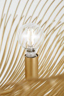 Four Light Flush Mount<br /><span style="color:#4AB0CE;">Entrega: 16-17 semanas en USA</span><br /><span style="color:#4AB0CE;font-size:60%;">PREGUNTE POR ENTREGA EN PANAMA</span><br />Collection: Dorelle<br />Finish: Gild | Gild