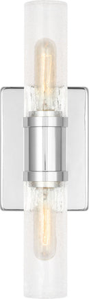 Two Light Vanity<br /><span style="color:#4AB0CE;">Entrega: 4-10 dias en USA</span><br /><span style="color:#4AB0CE;font-size:60%;">PREGUNTE POR ENTREGA EN PANAMA</span><br />Collection: Keaton<br />Finish: Chrome | Chrome