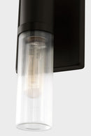 Two Light Vanity<br /><span style="color:#4AB0CE;">Entrega: 4-10 dias en USA</span><br /><span style="color:#4AB0CE;font-size:60%;">PREGUNTE POR ENTREGA EN PANAMA</span><br />Collection: Keaton<br />Finish: Midnight Black | Midnight Black