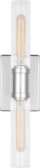 Two Light Vanity<br /><span style="color:#4AB0CE;">Entrega: 4-10 dias en USA</span><br /><span style="color:#4AB0CE;font-size:60%;">PREGUNTE POR ENTREGA EN PANAMA</span><br />Collection: Keaton<br />Finish: Chrome | Chrome