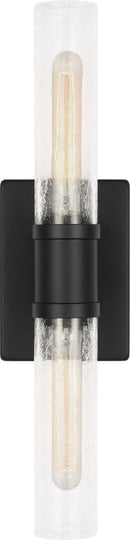Two Light Vanity<br /><span style="color:#4AB0CE;">Entrega: 4-10 dias en USA</span><br /><span style="color:#4AB0CE;font-size:60%;">PREGUNTE POR ENTREGA EN PANAMA</span><br />Collection: Keaton<br />Finish: Midnight Black/Midnight Black