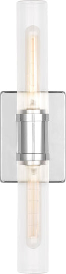 Two Light Vanity<br /><span style="color:#4AB0CE;">Entrega: 4-10 dias en USA</span><br /><span style="color:#4AB0CE;font-size:60%;">PREGUNTE POR ENTREGA EN PANAMA</span><br />Collection: Keaton<br />Finish: Chrome | Chrome