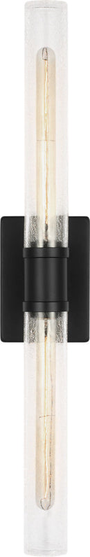 Two Light Vanity<br /><span style="color:#4AB0CE;">Entrega: 4-10 dias en USA</span><br /><span style="color:#4AB0CE;font-size:60%;">PREGUNTE POR ENTREGA EN PANAMA</span><br />Collection: Keaton<br />Finish: Midnight Black/Midnight Black