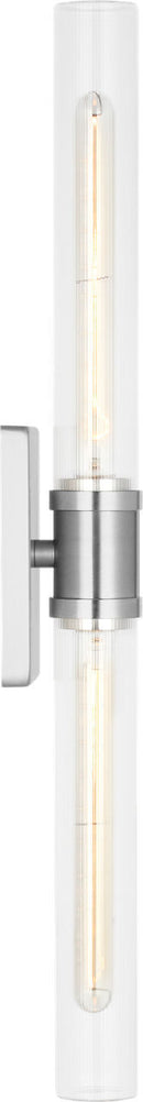 Visual Comfort Studio - 4665002CF-962 - Two Light Vanity - Keaton - Brushed Nickel/Brushed Nickel