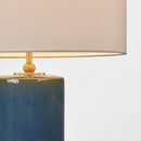 One Light Table Lamp<br /><span style="color:#4AB0CE;">Entrega: 4-10 dias en USA</span><br /><span style="color:#4AB0CE;font-size:60%;">PREGUNTE POR ENTREGA EN PANAMA</span><br />Collection: Lauren<br />Finish: Deep Ocean Crackle | Deep Ocean Crackle