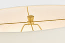 One Light Table Lamp<br /><span style="color:#4AB0CE;">Entrega: 15-16 semanas en USA</span><br /><span style="color:#4AB0CE;font-size:60%;">PREGUNTE POR ENTREGA EN PANAMA</span><br />Collection: Pente<br />Finish: Cracked Honey | Cracked Honey