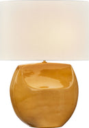 One Light Table Lamp<br /><span style="color:#4AB0CE;">Entrega: 17-18 semanas en USA</span><br /><span style="color:#4AB0CE;font-size:60%;">PREGUNTE POR ENTREGA EN PANAMA</span><br />Collection: Pente<br />Finish: Cracked Honey | Cracked Honey