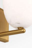 One Light Wall Sconce<br /><span style="color:#4AB0CE;">Entrega: 10-11 semanas en USA</span><br /><span style="color:#4AB0CE;font-size:60%;">PREGUNTE POR ENTREGA EN PANAMA</span><br />Collection: Savina<br />Finish: Burnished Brass | Burnished Brass